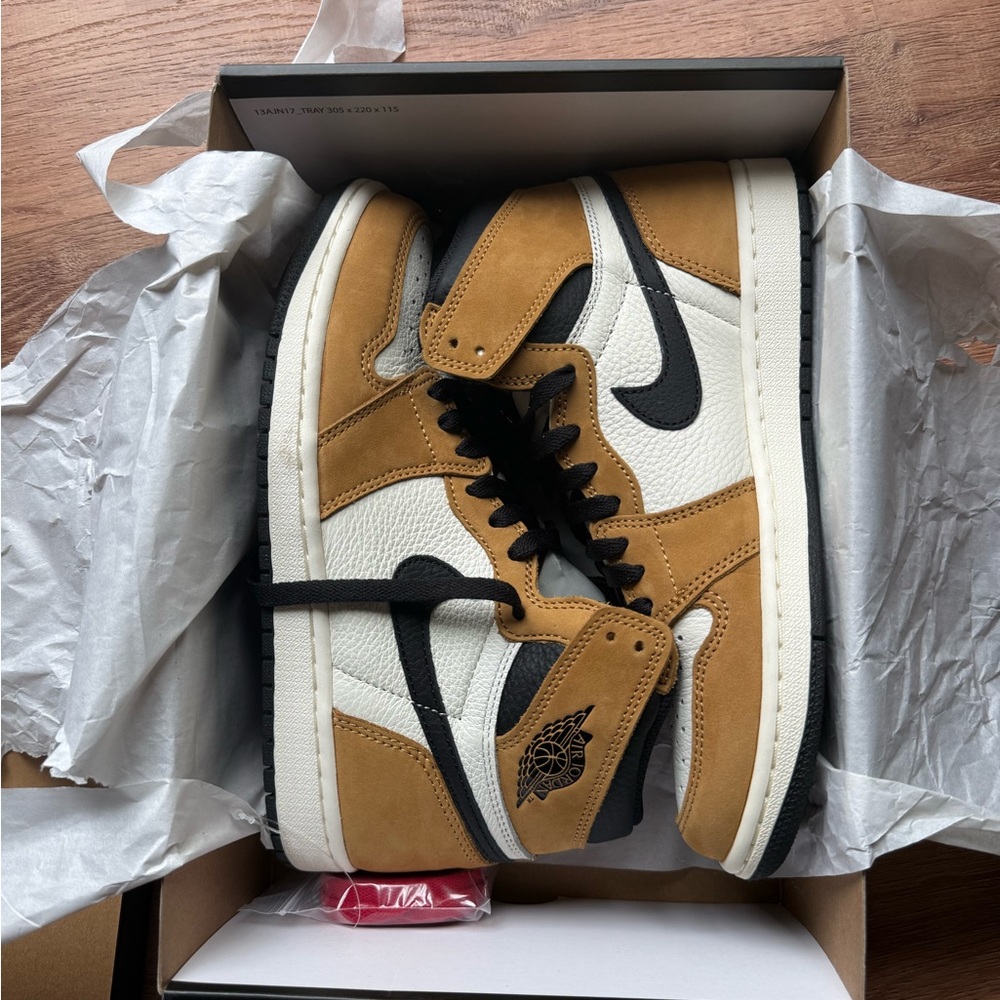 Nike Air Jordan 1 Rookie of the year Men’s Sneakers — Brown / Black / White